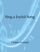 Sing a Joyful Song SATB choral sheet music cover